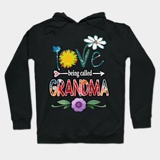 grandma i love being called grandma Hoodie